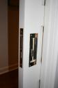 silver pocket door hardware