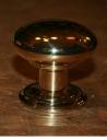 traditional brass turned knob