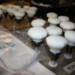 oil rubbed bronze milk glass knobs