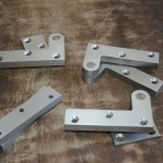 offset pivot hinges matte nickel