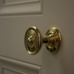 turned brass door knob chicago