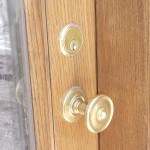 unlacquered brass exterior hardware set