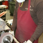 james mulligan polishing bronze handles