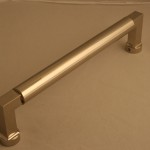 walter gropius shower door pull polished nickel